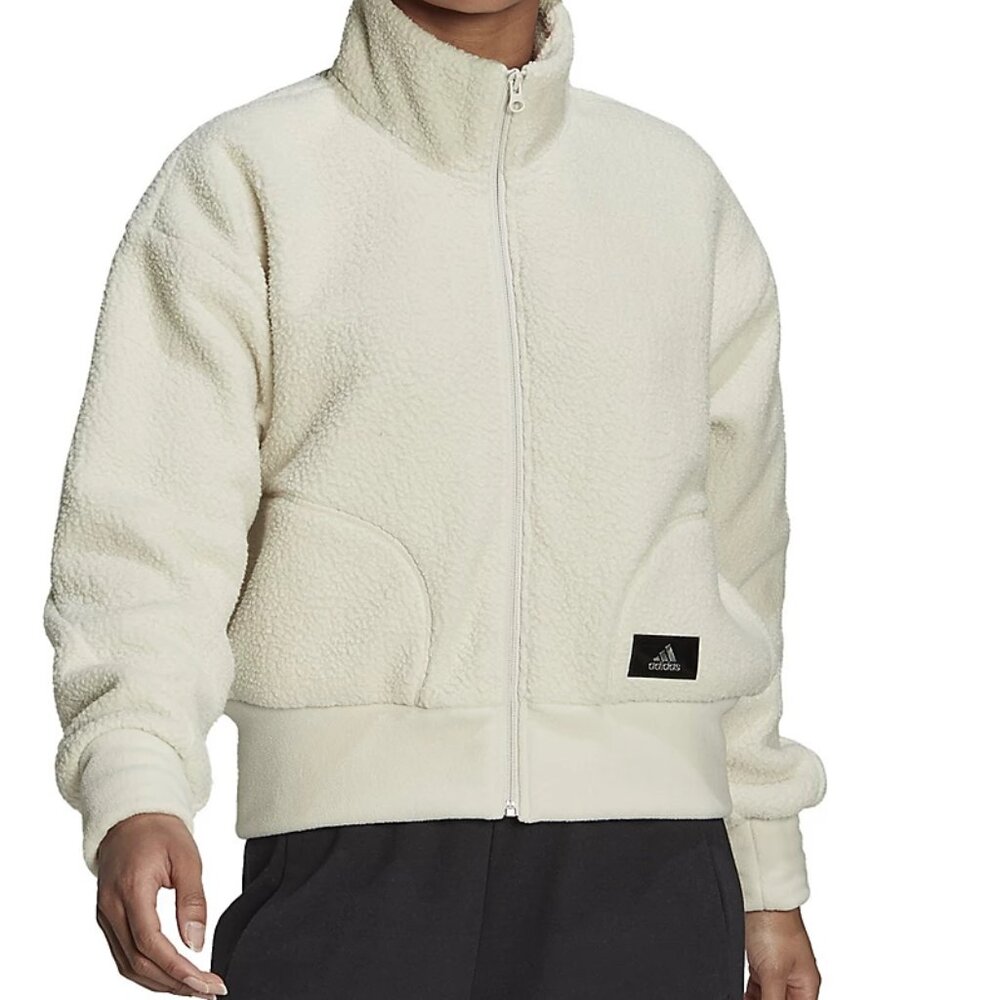 Adidas Women's Holidayz Sherpa Jacket 3XL